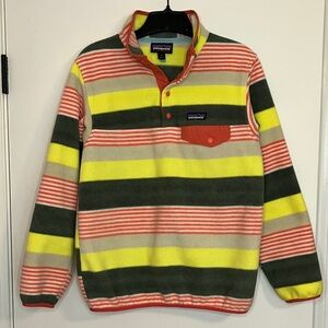 Patagonia Multicolor Striped Fleece Synchilla Pullover
